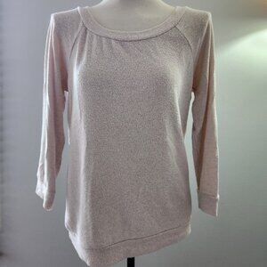 Mix by 41 Hawthorn cream 3/4 sleeve sweater - Size M